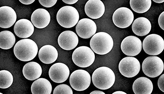 Enlarged image of TECHPOLYMER, acrylic polymer microparticles